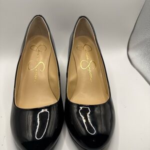 Jessica Simpson Black Patent Leather Women's Shoes Size 7.5